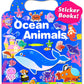 Benresive Reusable Sticker Books For Kids 2-4, Sticker Books For Toddlers 1-3, Toddler Sticker Book Age 2-4, Toddler Travel Toys Activities Crafts Gifts - Ocean Sticker Book