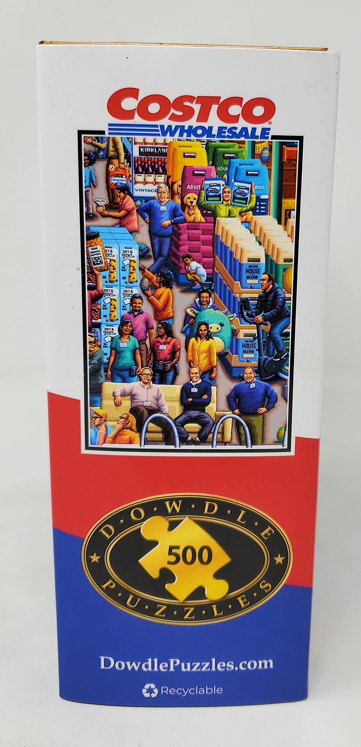 D·O·W·D·L·E 500 Piece Costco Exclusive Puzzle - Plastic Material, Engaging Artwork