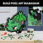 Mega Pok?mon Bisasam Retro Look - 15 cm Buildable with Pixel Art Stones - Includes Wall Mounted Base for mature-themed Lovers and Collectors  HTH75
