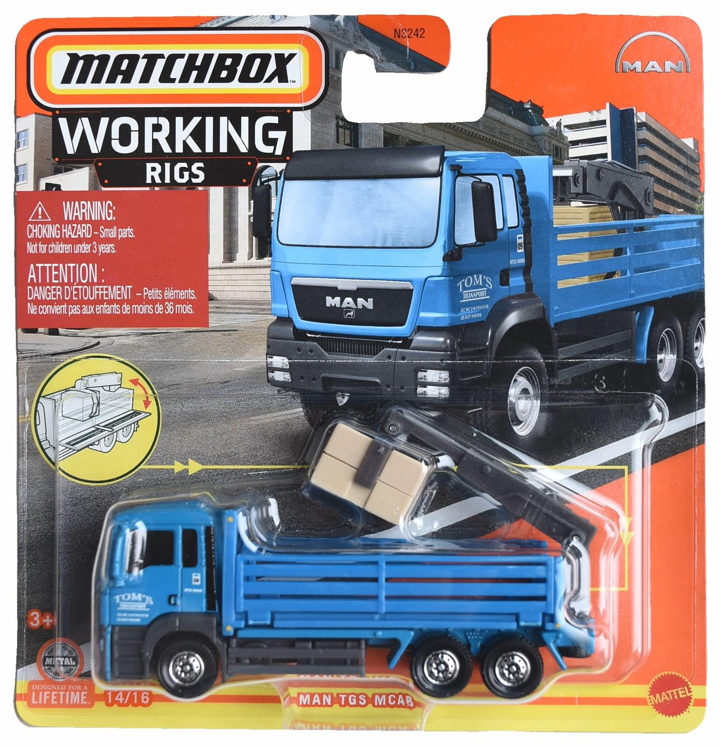 Matchbox Man TGS Mcab, Working Rigs 14/16 [Blue]