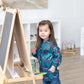 Bumkins Sleeved Smock, Toddler Reusable Waterproof Bib For Girls And Boys Ages 3-5 Years, Long Sleeve Childrens, Kids Paint Apron, Arts, Crafts And Play With Pocket, Soft Fabric, Jungle Blue