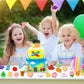Mochi Squishy Toys, 27pcs Mini Kawaii Squishies Party Favors for Kids 4-8 8-12 Boys Girls Birthday Gifts Fidget Sensory Treasure