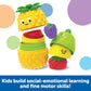 Learning Resources Big Feelings Nesting Fruit Friends - Sensory Toys for Toddlers, 9 Pieces, Multi-color, Ages 18+ Months, Model LER6376