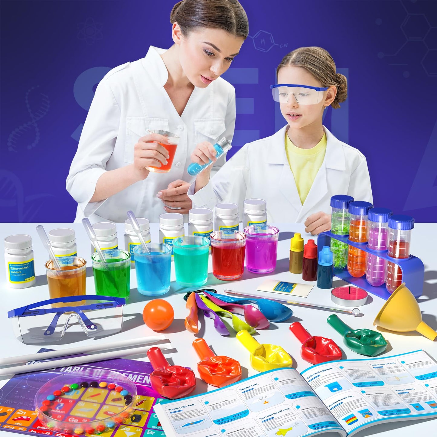 Snaen 220+ Lab Experiments Science Kits For Kids, Stem Educational Learning Scientific Tools,Birthday Gifts And Toys For 3 4 5 6 7 8 9 10 11 12 Years Old Boys Girls Kids