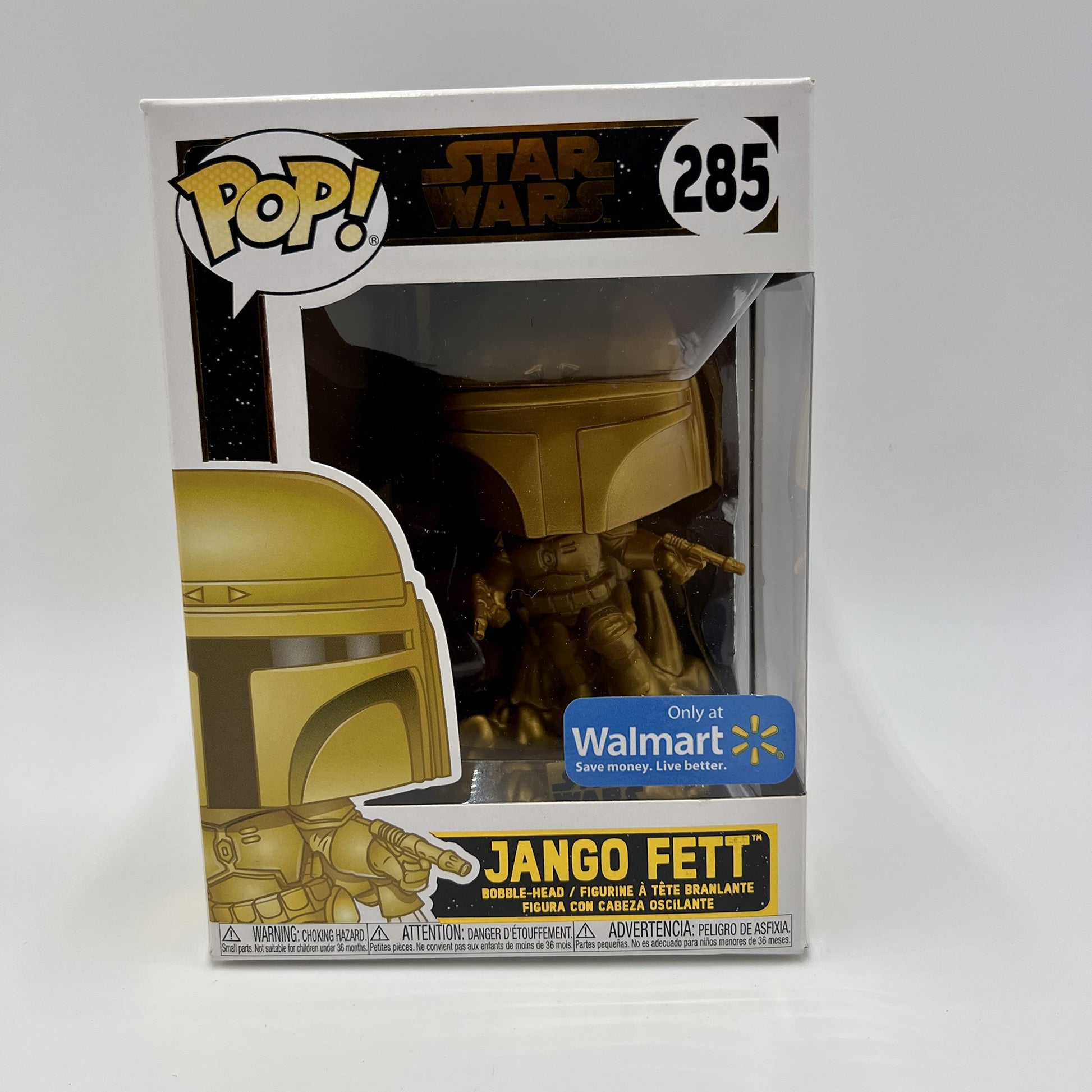 Funko limited availability POP Star Wars: Jango Fett (Gold Metallic)