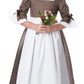 California Costumes, American Colonial Dress, Child, Brown/White, Large