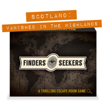 Finders Seekers Mystery Game | Scotland: Vanished in The Highlands - Be a Detective and Investigate an Unsolved case, Escape Roo