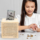 Hchangen Wooden Savings Challenge Box For Adults Kids, Wood Coin Piggy Bank, Must Break To Open Cash Savings Box For $2000 Targe