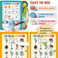 Abc Sound Books Interactive Electronic Learning Books For Toddlers With Alphabet, Numbers, Animals, Music, Games Educational Toy