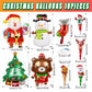 Christmas Balloons Christmas Party Decorations Santa Claus Snowman Christmas Tree Reindeer Foil Balloons Merry Christmas Balloon