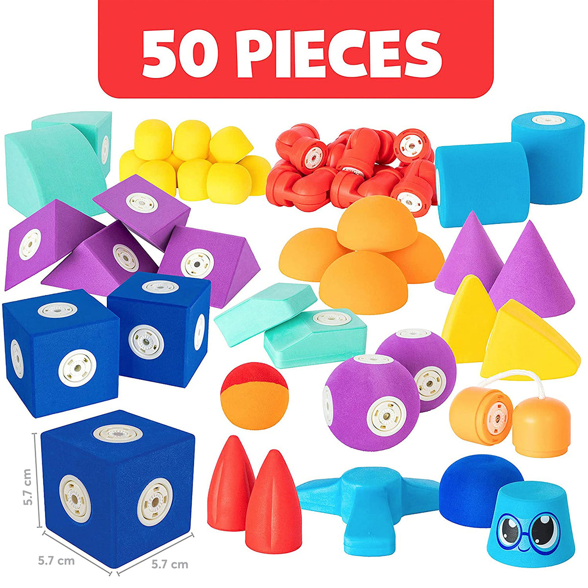 Preschool Magnetic Foam Building Blocks