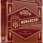 Monarch Playing Cards (Red) By Theory11