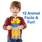 WikkiStix Animal Activity Pak - Features 12 Zoo Animals with Hands-on Activity and Fun Fact on Each, Made in The USA! Multiple C
