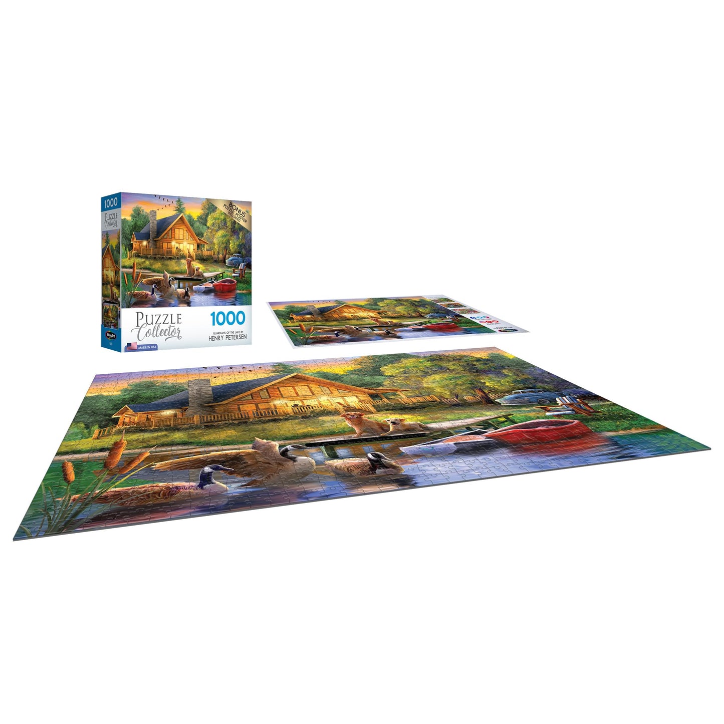 Roseart - Puzzle Collector - Guardians Of The Lake - 1000 Piece Jigsaw Puzzle For Adults