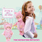 Dotvosy 12'' Baby Doll Set With Clothes And Baby Carrier For Dolls Reborn Baby Doll Accessories Include Feeding Bottles Nipple T