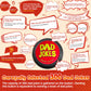 Dad Jokes Generator Button,Contains 300 Funny Dad Jokes,Best Fun Gifts For Dad/Father/Husband/Men,Suitable For Birthday Gifts/Fa