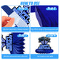 Happy 15th Birthday Honeycomb Centerpieces 9Pcs Stylish Sophisticated Blue Neon Theme Table Decor for Boys Girls Birthday Party
