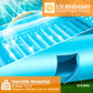 Sloosh Inflatable Tanning Pool Lounge Float  70 x 46 Suntan Tub Raft Floatie  Tanning Pool with Pillow  Personal Pool Lounger for mature-themed Summer Water Party  L-Blue