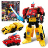 Quantum Heroes Dinoster Transforming Toys, 2-In-1 Transforming Robot Raptor Tron, 7.48-Inch Action Figure Children'S Robot Toy,