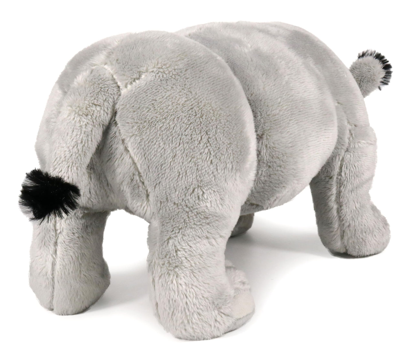 Ice King Bear Plush Toy - Grey Rhinoceros 14 Inches, Soft Polyester Stuffed Animal
