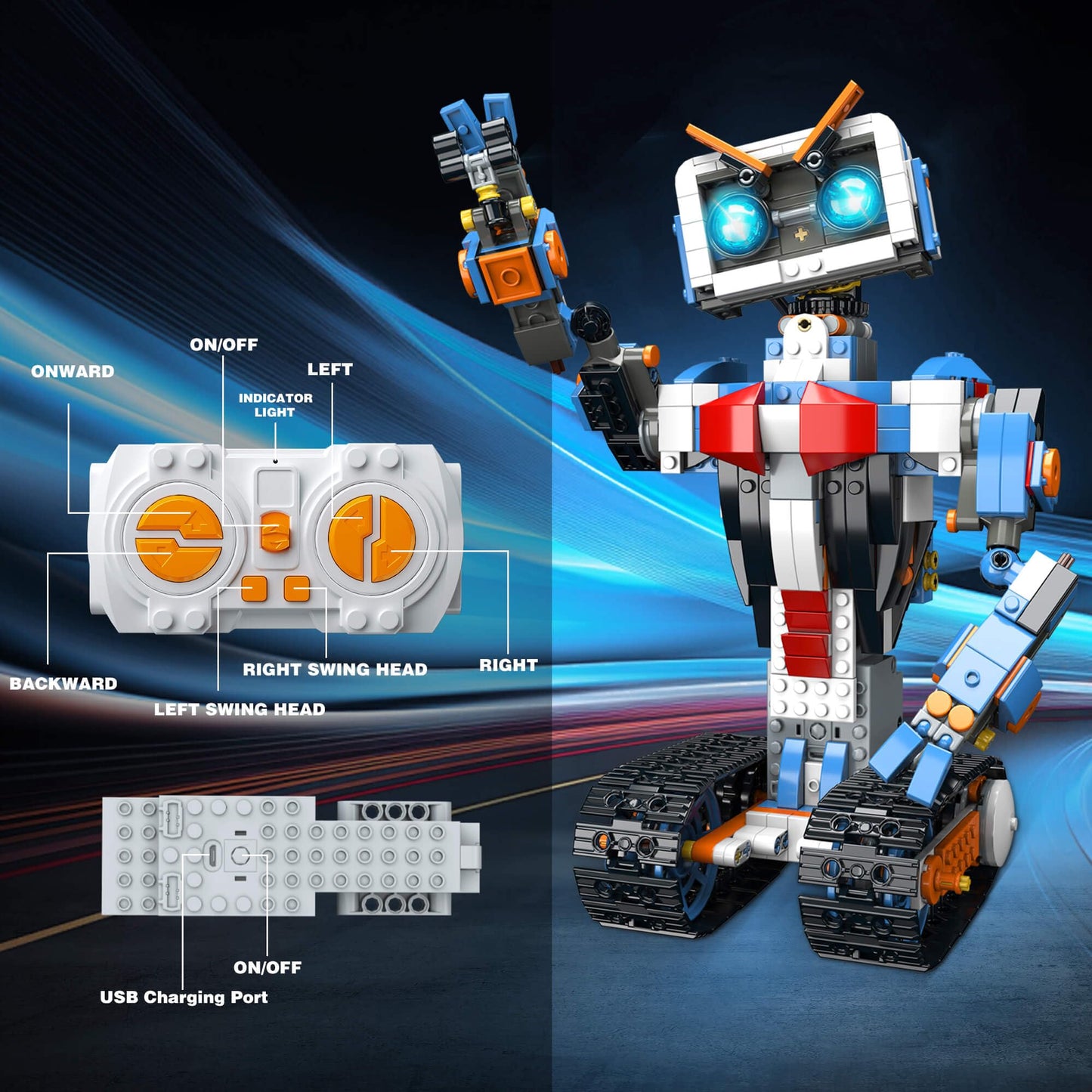 Robot Robotics For Kids Ages 8-12 Boys Girls With App & Remote Control, Stem Toys For Boys Age 8-12, Build Your Own Robot Stem B