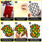 QOUBAI 32 Sets Traffic Light Suncatchers Craft Kit DIY Window Stained Glass Effect Traffic Lamp Paper Crafts Home School Classro
