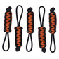 Bubbasgaragetv - Large Heavy Duty Paracord Zipper Pulls (Burnt Orange)