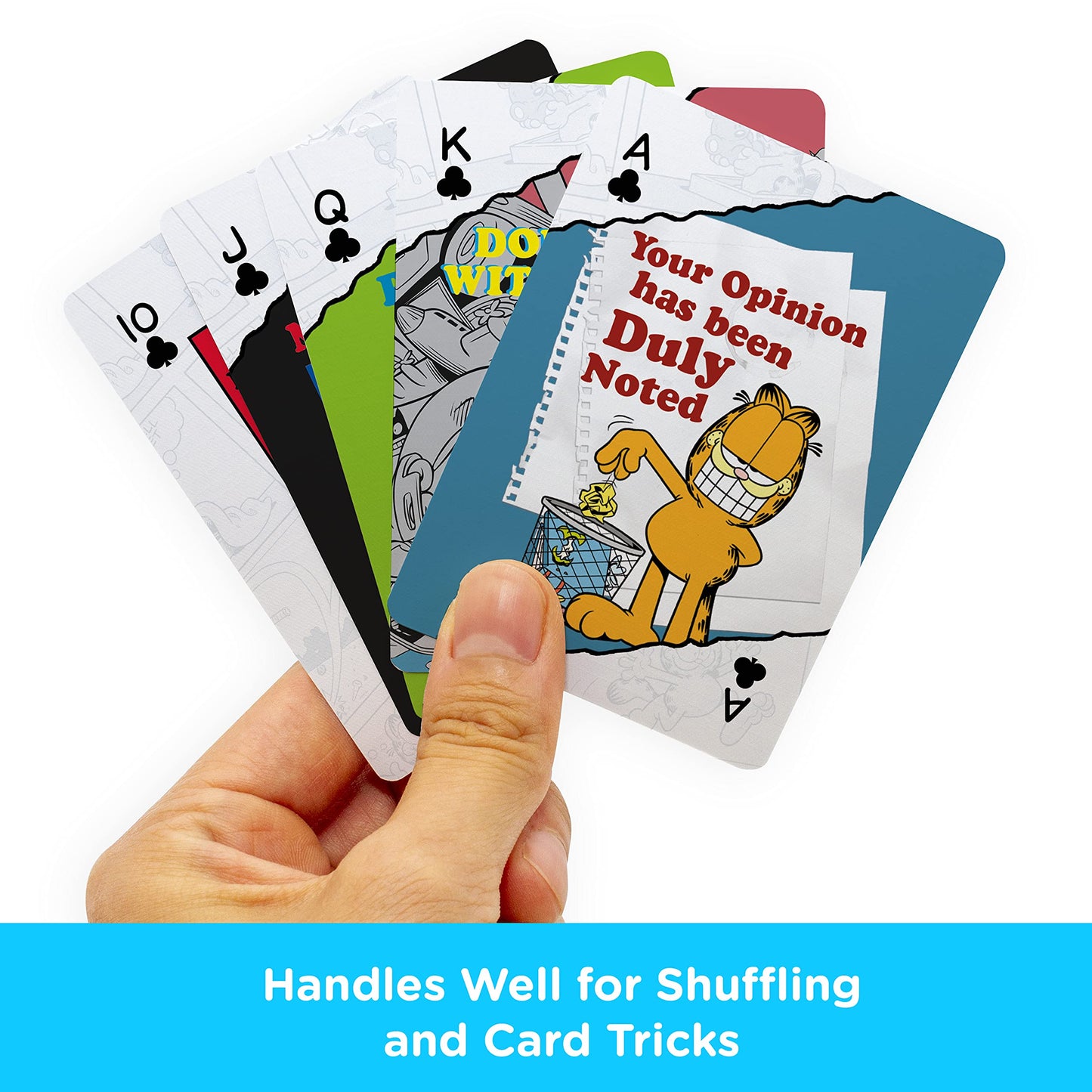 Aquarius Garfield Playing Cards - Garfield Themed Deck Of Cards For Your Favorite Card Games - Officially Licensed Garfield Merc