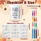 Fall Color Your Own Mugs for Kids - 12Pcs Thanksgiving Bulk 8oz Personalized Coffee Mugs with 36Pcs Insert Paper Religious DIY P