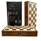 Syrace Folding Hand Crafted Wooden Chess Set Chess Board For Kids And Adults 30 X 30 Cm