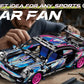 Sosuy Building-Block Race-Car Set  1:18 Technical Model Kit 540 Pcs DIY Pull-Back Cyberpunk Toy for Boy Girl Kid Age 6+ Year  Birthday Gift for Teen mature-themed Display  Speed Super Sports Cars Bricks Icons