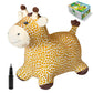 Hotmax Giraffe Bouncy Horse Toy, Inflatable Plush Bouncing Horse For Toddlers, Outdoor Ride On Bouncy Animals, Birthday Gift For 18 Months 2 3 4 Year Old Boy Or Girl