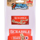 Worlds Smallest Scrabble, Miniature Magnetic Board, 98 Letters, 5 Blank Tiles & Portable Case, Family Game, Classic Scrabble Ga