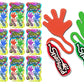 Ja-Ru Bulk Sticky Hands For Kids (12 Pack; 24 Sticky Hands) Stretchy Slap Hands Sticky Toy | Bulk Party Favors, Goodie Bags Stuf