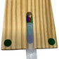 Regal Games Cribbage Board Game Set With Unique Wooden Cribbage Board (11' X 4.5' X 2.75') & 9 Multi-Colored Cribbage Pegs - Family Fun Game Night - Ideal For 2-4 Person