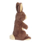Aurora Vibrant Spring Sitting Pretty Bunny Stuffed Animal - Decorative Charm - Endless Fun - Brown 14 Inches