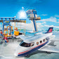 Playmobil City Action 71153 Airport Set with Airplane, Detachable Roof, Multicoloured, Ideal for Ages 4 and Up, Medium Size