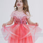 Wicked Universal Studios Glinda Toddler Girls Cosplay Tulle Dress Pink 3T