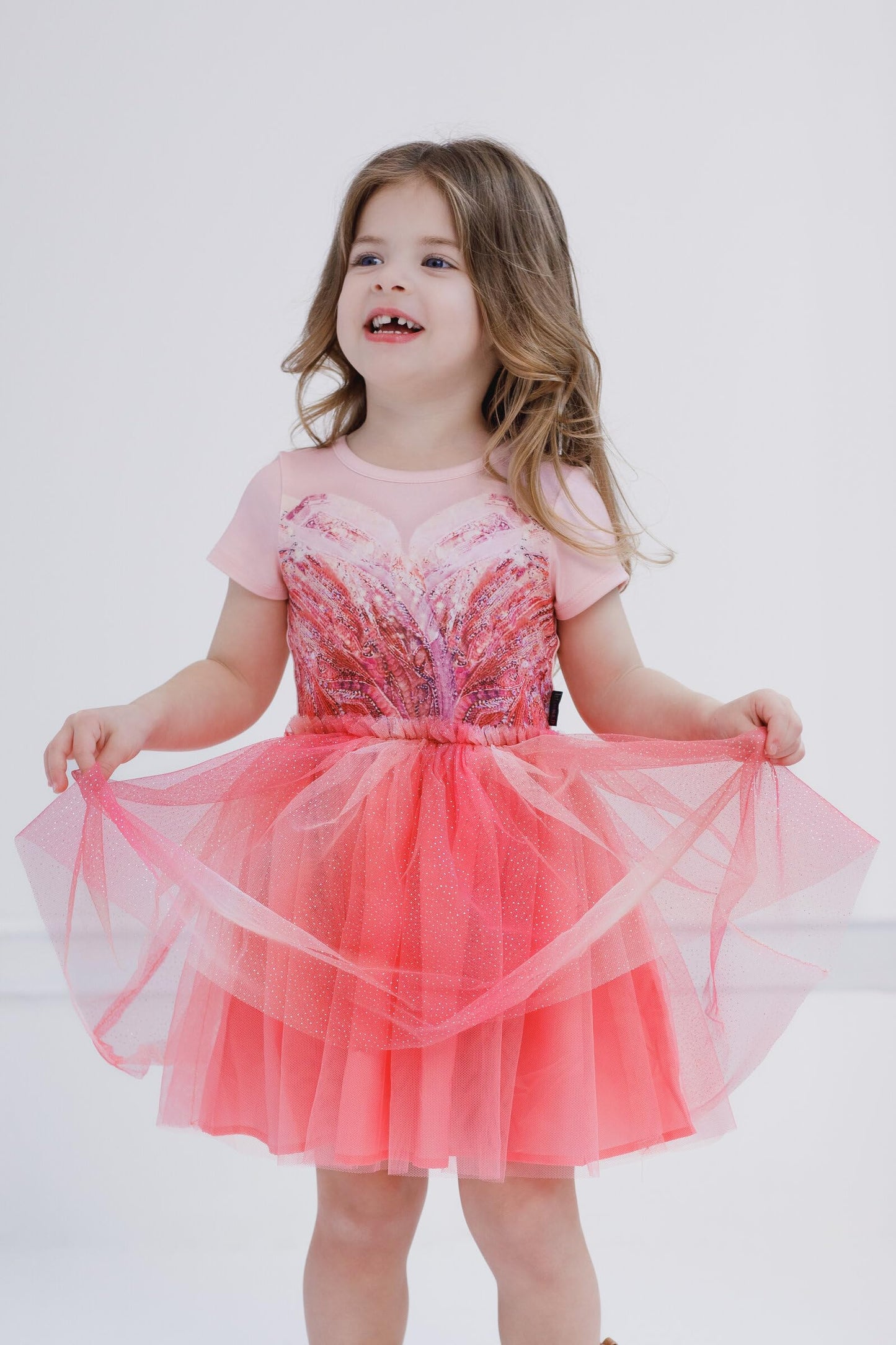 Wicked Universal Studios Glinda Toddler Girls Cosplay Tulle Dress Pink 3T