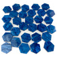 C4Labs Resource Tokens | 90pc Acrylic Game Tokens | 30 of Each Color (Red, Violet, Blue) | Hexagon | Symphony Collection