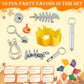 Malhaii 8 Pack Thanksgiving Cr ac k ers No Snap Fall Party Favors Decorations with Prizes for Adults Kids Thanksgiving Table Fav