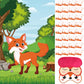 Hxezoc Pin The Tail On The Fox Party Game With 32 Tails Large Forest Farm Fox Games Poster For Kids Animal Birthday Party Favors Carnival Party Supplies