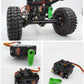 HOPLEX RC Servo Mount Bracket and Mini Servo Arm Green for ES08MA II Servo Upgrade Parts for Axial SCX24 RC Car Crawler