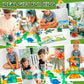Dinosaur Toys Magnetic Tiles 3D Movable Dinos For Kids 3-5 5-7 Toddler Outdoor Sensory Toys, Stem Educational Magnetic Blocks For 3+ Years Old Boys Girls Kids Toys