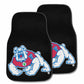FANMATS 19283 Fresno State Bulldogs Front 2-Piece Team Logo Carpet Car Mat Set, Front Row Automotive Floor Mats, Non-Slip Backin