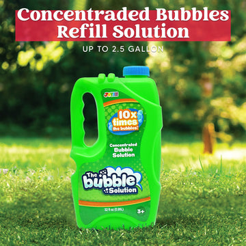 Joyin 32 Oz Concentrated Bubble Solution (Green) For Kids, Boys And Girls Summer Game, Party Favors, Summer Outdoor Fun, Pretend