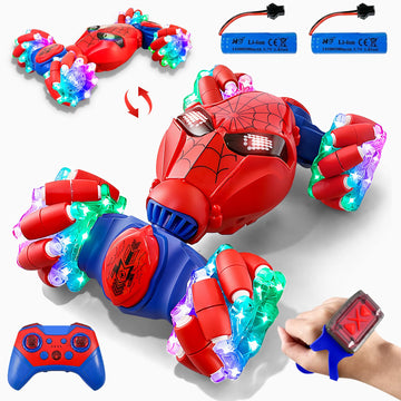 S-pider Rc Gesture Sensing Stunt Car Toys for Boys 4-14 Years Old, Drift Hand Control Remote Control Cars with Light & Music, 36