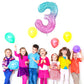 Gifloon Number 3 Balloon, Large Number Balloons 40 Inch, 3Rd Birthday Party Decorations Third Birthday Sign Decor