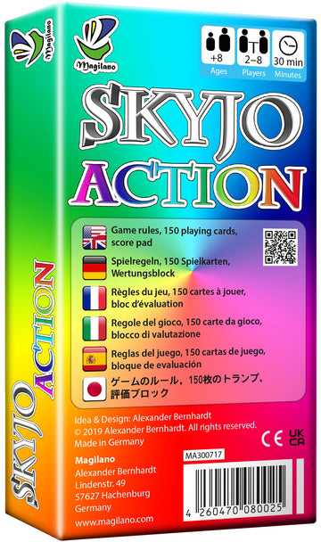 Magilano Skyjo Action The New Exciting Card Game For Kids And Adults.
