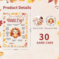 Bltgh Thanksgiving Who is Most Like Turkey Game Fun Fall Party Activity for Family Friends and Teens Autumn Holiday Gathering Challenge 5x7 Inch Cards